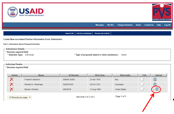 Attach File to Non-Award individual