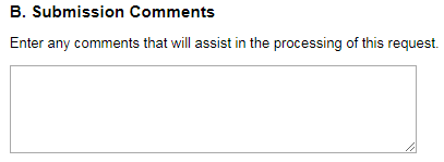 Submission Comments